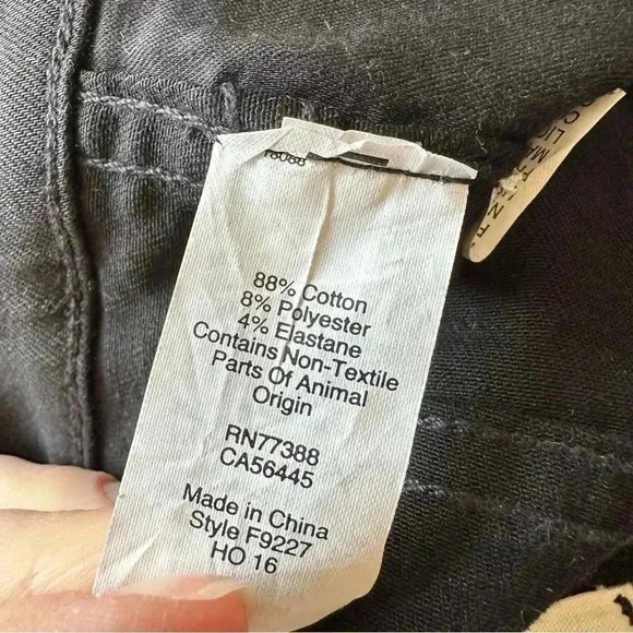 NWOT New Madewell 10” High Riser Skinny Skinny Black Jeans 27 Tall - Picture 7 of 7